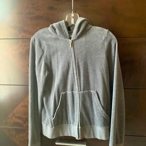 JUICY COUTURE Velour Full-Zip Hoodie